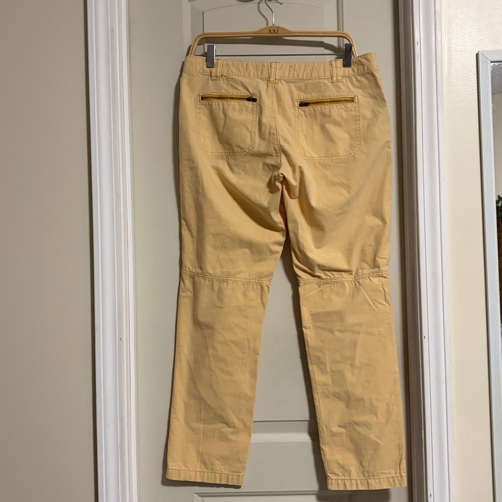 Anthropologie Hei Hei Pants Womens 29 Khaki The Wanderer Straight - Picture 2 of 6